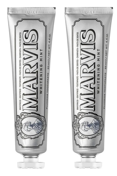 Marvis Whitening Toothpaste Mint Flavor - 85ml x 2 pieces, Original Premium Set