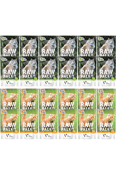 vet expert VetExpert Raw Paleo Adult Cat Mix 24x100g