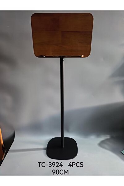 Other Adjustable wooden floor book stand with metal base