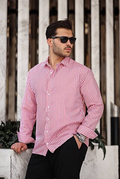 The Hench Men's Striped Poplin Shirt
