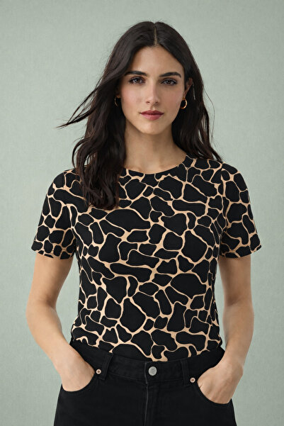 HAKKE Bluza sa mramornim uzorkom