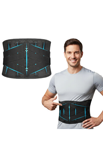 Other Centura Lombara Oramuon - 7 Atele Aluminiu si Otel, Mesh 3D Respirabil ...