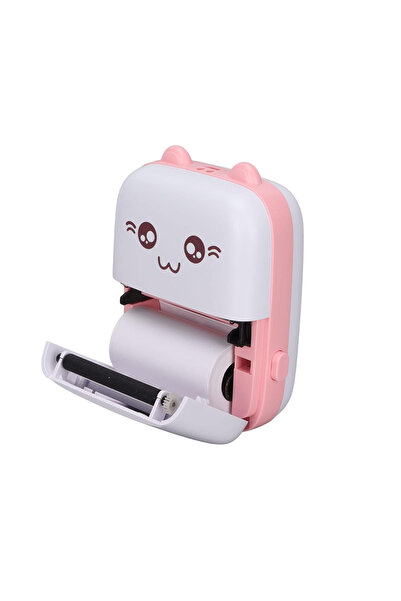 ticimark Mini Termal Yazıcı Taşınabilir BT Mürekkepsiz 200 DPI Çözünürlük Kab...