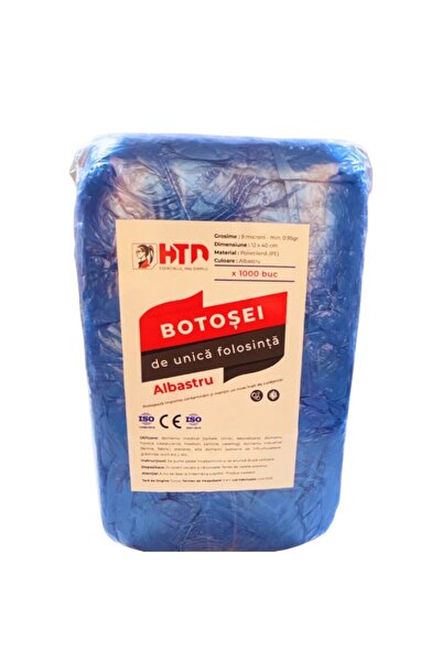 MEDİKAL Set of 1000 Single-Use Boots, Blue
