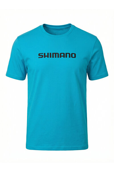 Shimano Μπλουζάκι Μπλε Τόνος -( L )