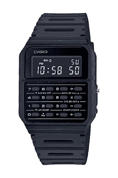 Casio Men's Calculator Watch Youth Vintage Digital Black Dial Resin Band CA-5...