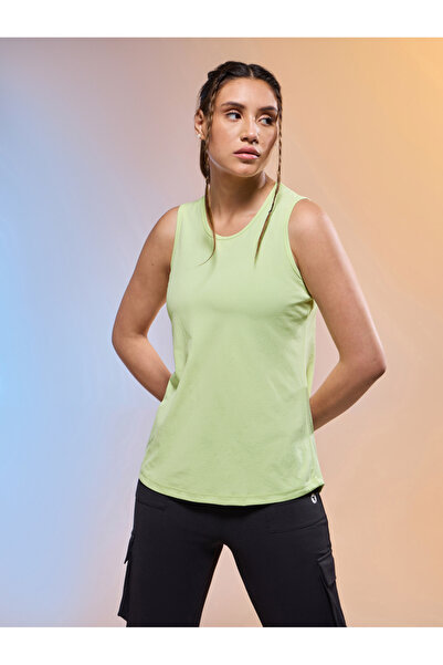 Technosport By Styli Women Solid Slim Fit Round Neck Tank
