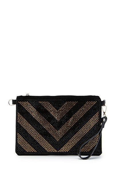 minebag Stone Detailed Clutch Rexie Women's Evening Dress Bag