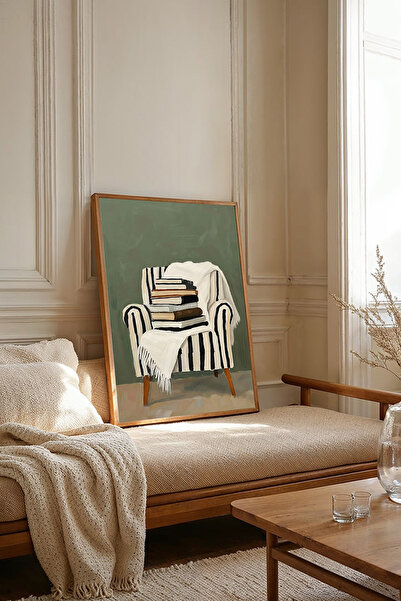 Dekorsiahome Επιτραπέζια ζωγραφιά με ξύλινο πλαίσιο ενός τεμαχίου TK3291