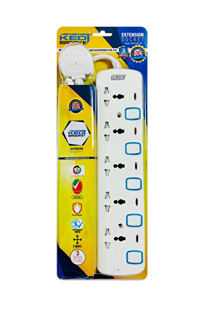 Kedbrooke By Styli Extension Socket - 5way 3M