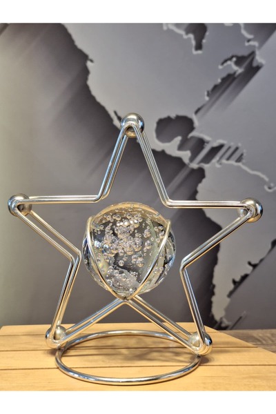 SAAY AKSESUAR YILDIZ KÜRE DEKORATİF BİBLO (20X20-25X25)
