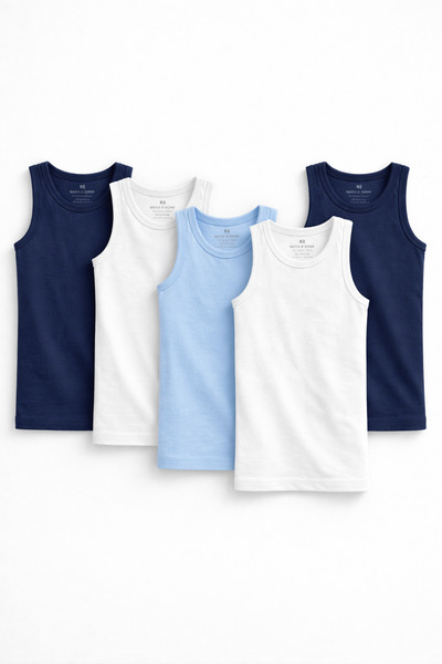 Katia&Bony Tricou de bază multicolor din 5 piese pentru băieți