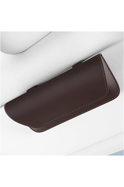 Other Husă Etui Ochelari Auto - Piele Ecologică, Organizator Parasolar - 20x9...