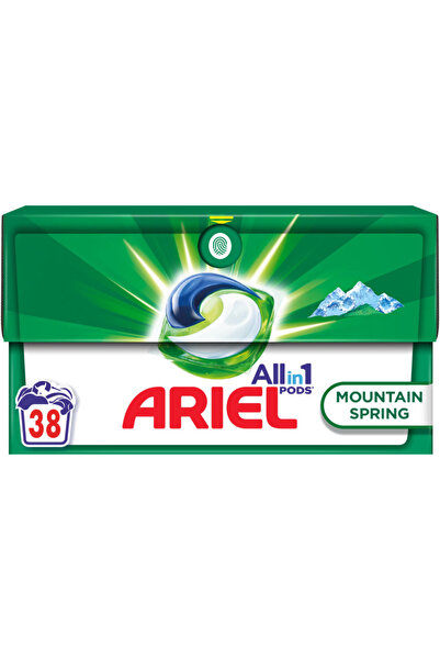 Ariel All in One, detergent rufe capsule, 38 buc