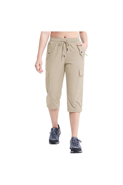 Other Pantaloni Trekking Femei 3/4 - Cargo, Impermeabili, Material Respirabil...