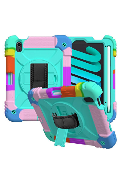 Other iPad Mini 6 8.3 Case - PC/Silicone, 360 Rotating Stand, Shoulder Belt ,...