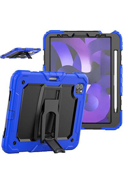 Other Husă iPad Air 5, Air 4, Pro 11 - Protecție 3 Straturi, Suport, Curea Um...