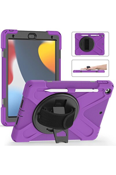 Other Husă iPad Pro 10.5, Protecție 3 Straturi, Suport Rotativ 360, Curea Umă...