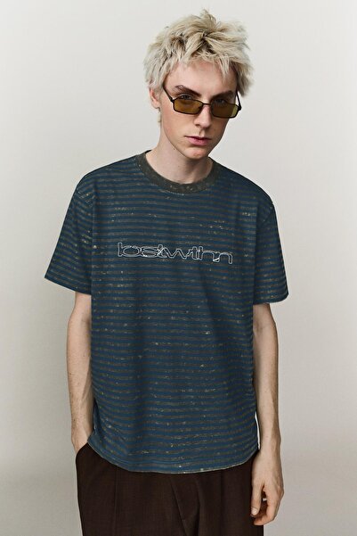 Bershka Kısa kollu baskılı tişört