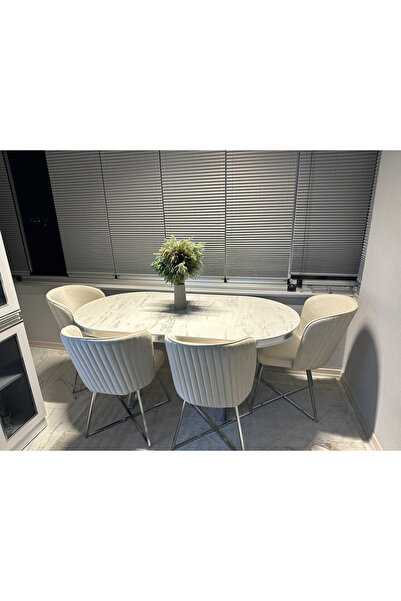 ÜNALMIŞ Mutfak Yemek Masa Sandalye Takımı Lüx Quality 90x170 MDF LAKPANEL (1M...