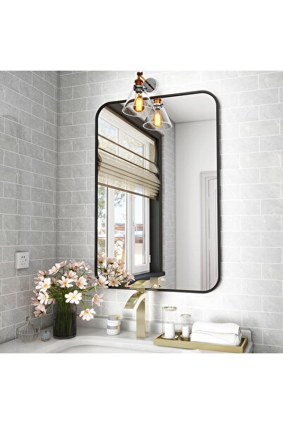 Other Oglindă de Perete Dreptunghiulară - Ramă Aluminiu, Colțuri Rotunjite - ...