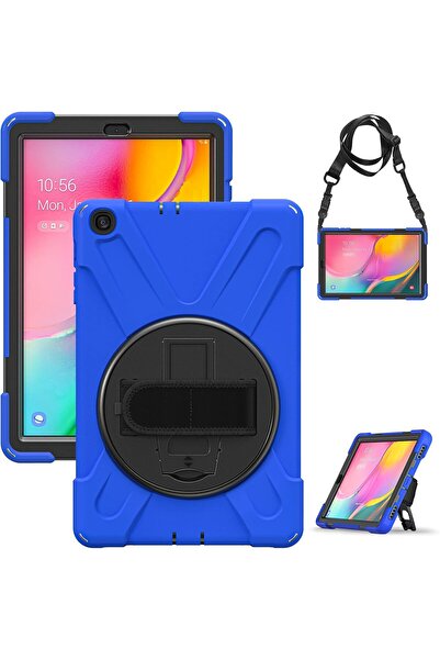 Other Husă Samsung Galaxy Tab A 8.0, Protectie 3 Straturi, Suport Rotativ, Cu...