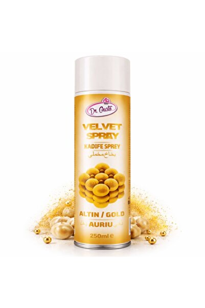 Top Ingrediente Spray Colorant Velvet - Efect Catifea - Auriu - 250 ml - Dr G...