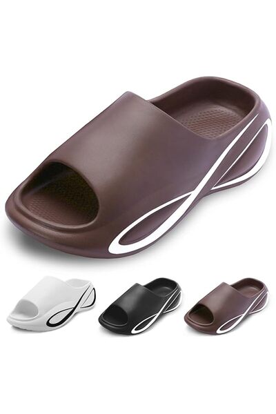Other DIUS Infinity Sandals - EVA Material, Unisex, Waterproof, Brown, Size 4...