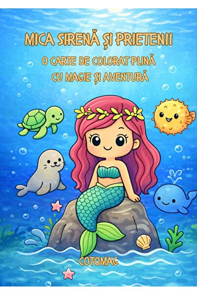 Cotomag Η Μικρή Γοργόνα και οι Φίλοι της - Ένα Βιβλίο Χρωματισμού Γεμάτο Μαγε...
