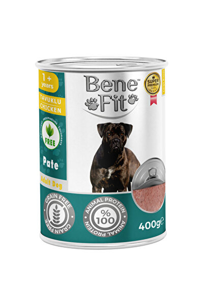 BENEFIT Hrana umeda caine adult, pate pui 400 g, super premium, 96% carne, gr...