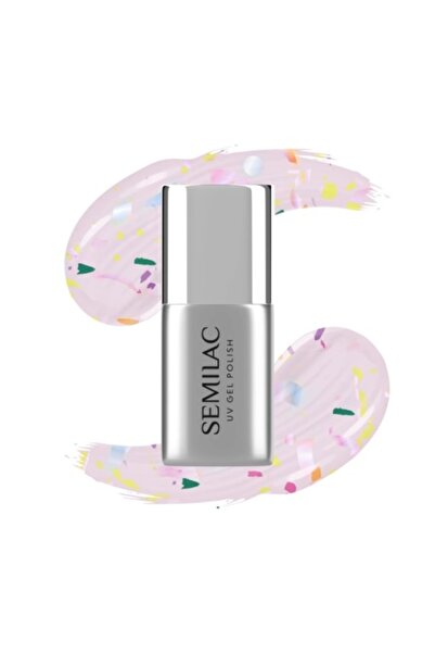 Semilac Τελική επίστρωση χωρίς σκούπισμα Ματ Βιολετί Galaxy T 27 7 ml
