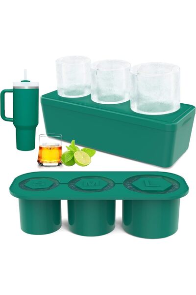 Other Formă Gheață Silicon pentru Cană Stanley, 3 Dimensiuni 20-40oz, cu Capa...