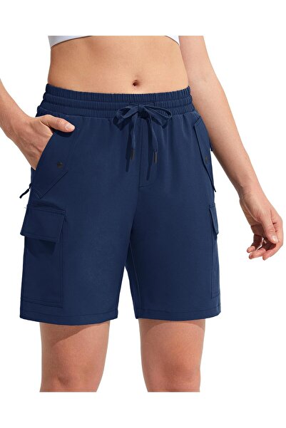 Other Pantaloni Scurți Trekking Damă Cargo - Impermeabili, Uscare Rapidă - Bl...