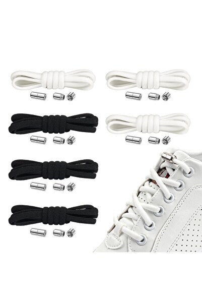 Other Șireturi Elastice Fără Legare - Set 6 Perechi, Capsule Metalice - 105 c...