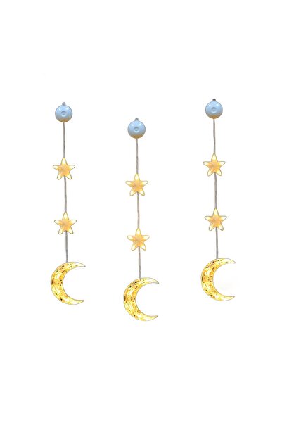 Other LED Christmas Decoration Stars and Moon - Suction Cup Attachment, PS Ma...