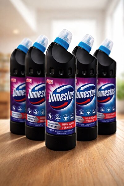 Domestos Ferah Güç Maksimum Hijyen Yoğun Kıvamlı Çamaşır suyu 693ml × 5 Adet