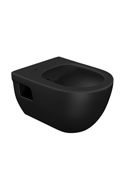 CELESTA Vas WC suspendat fără ramă Brillo 53x35.5cm, negru mat