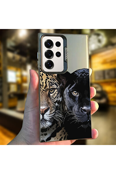 Caseji حافظة هاتف سامسونج جالاكسي S24 ألترا متوافقة مع تصميم الفهد المطبوع ال...