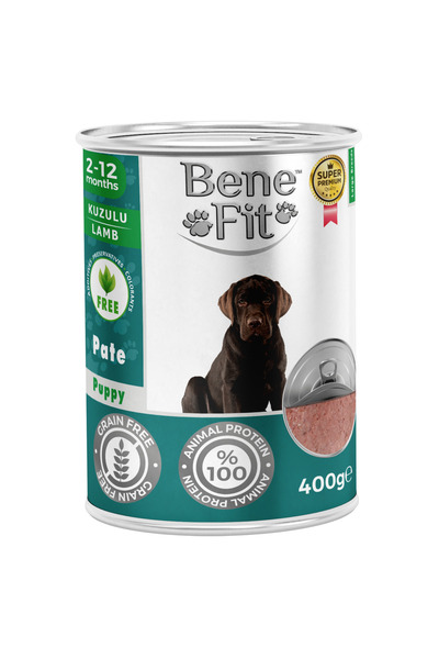 BENEFIT Hrana caine junior, pate miel 400 g, super premium,fara cereale, 96% ...