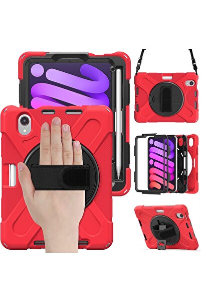 Other iPad Mini 6 8.3 inch Case - Durable, Shockproof, 360 Support, Belt Stra...