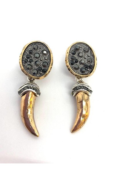 Liora Women Accessories Lwa Horn Design Earrings