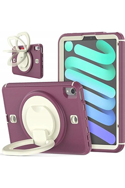 Other iPad Mini 6 8.3 2021 Case - 3 in 1 Protection, 360 Rotating Stand, Shou...