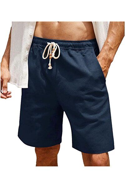 Other Pantaloni Scurți Cargo Chino - In și Bumbac, Bermude de Vară, Albastru ...