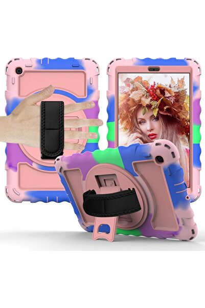 Other Husă Samsung Galaxy Tab A 8.0 - Rezistentă, Stand 360, Curea Umăr, PC/S...