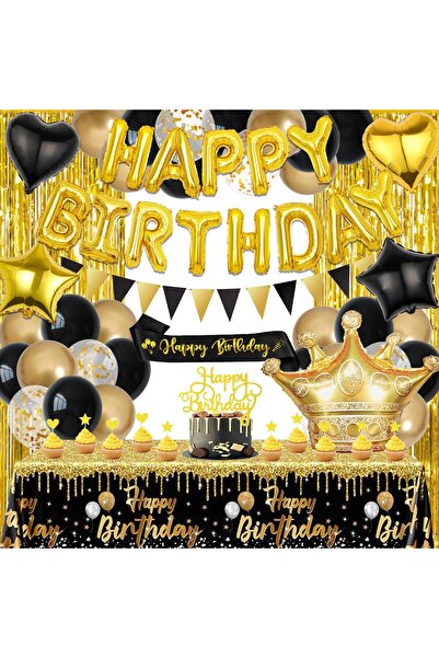 Other Birthday Decorations Set - Happy Birthday Balloons, Garland, Accessorie...