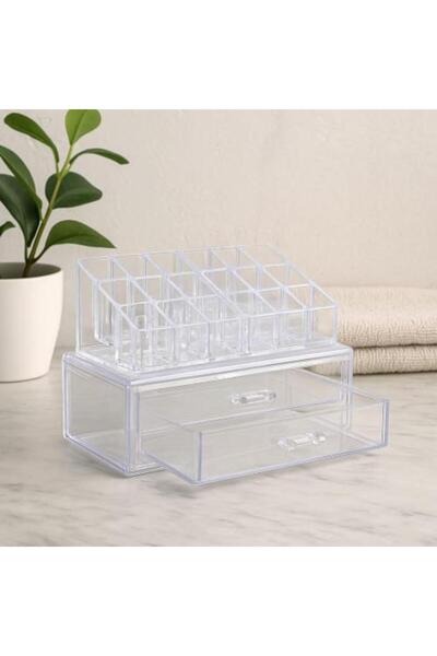 Geneic Transparent Acrylic Makeup Organizer with Drawer