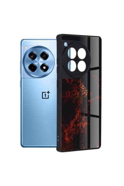 Techsuit OnePlus 12 R Glaze, Κόκκινο Νεφέλωμα