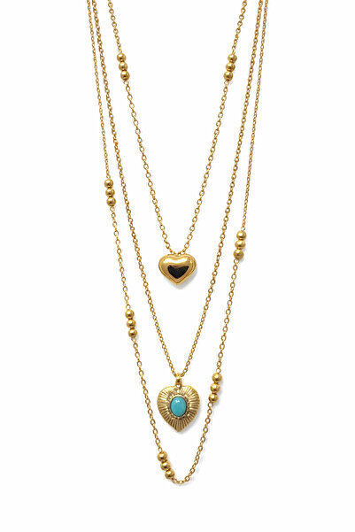 GLOW ACCESSORIES BAE Stainless Steel 316L Stainless Steel 3-Piece Necklace Set