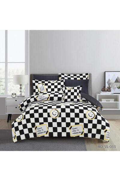 Binown Smiley | 100% Cotton Single Duvet , 5 Pieces