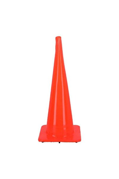 Generic مخروط أمان عالي الجودة من البوليمر المطاطي، برتقالي اللون، 36 × 15.5 ...